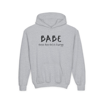 BABE (Youth Unisex Hooded Sweatshirt)