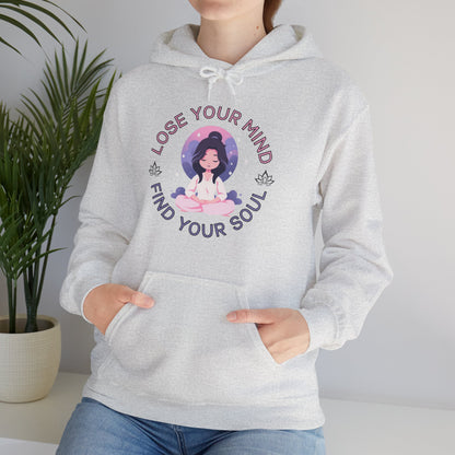 Mindful Awareness --  Meditation (Adult Unisex Hooded Sweatshirt)