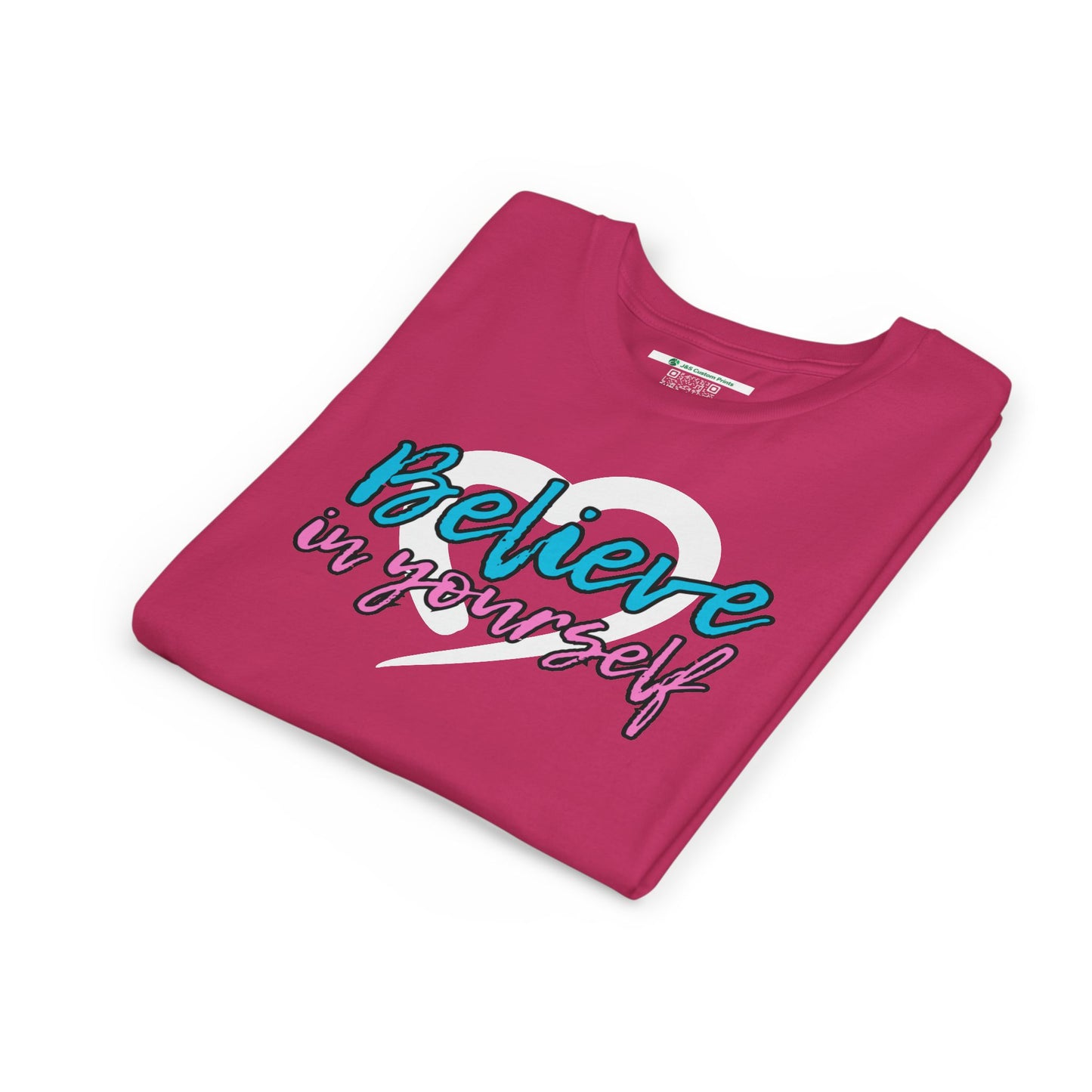 Believe In Yourself -- Blue/Pink (Youth Unisex Tee)