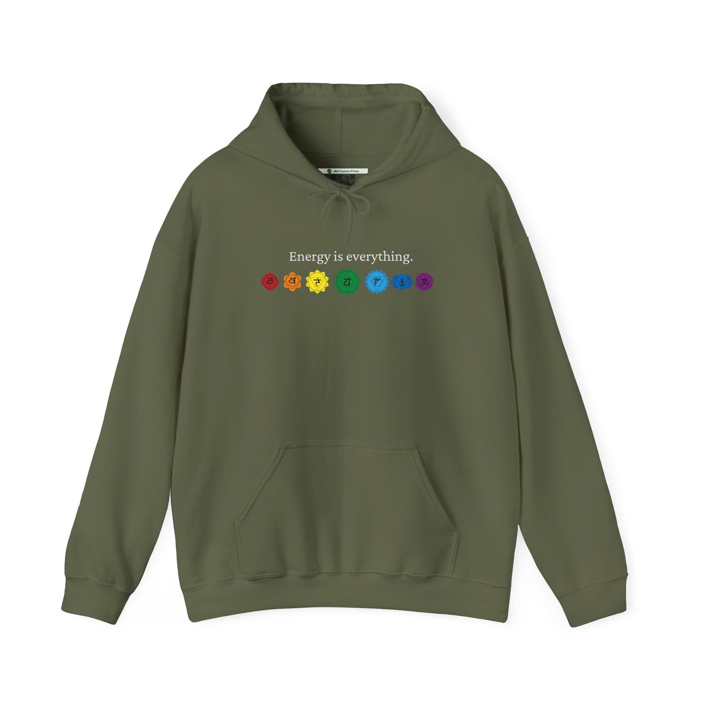 Energy is Everything -- Chakras (Adult Unisex Hooded Sweatshirt)