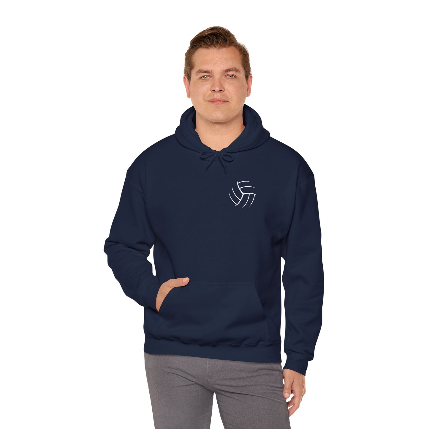 Volleyball Soft Serve (Adult Unisex Hooded Sweatshirt)