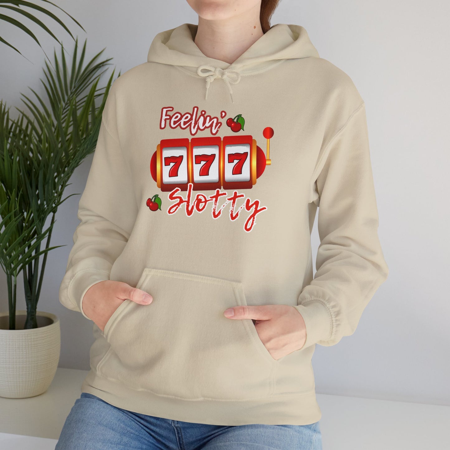 Feelin' Slotty (Adult Unisex Hooded Sweatshirt)