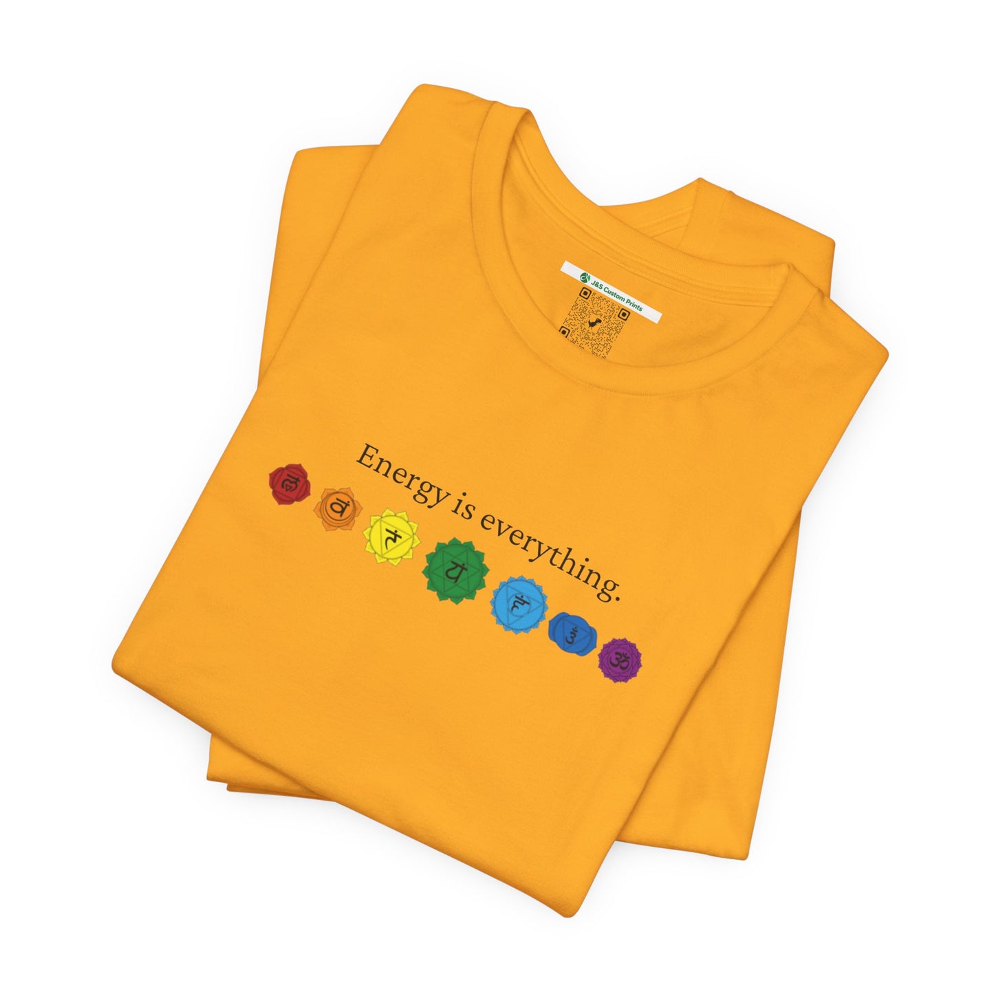 Energy is Everything -- Chakras (Adult Unisex Tee)