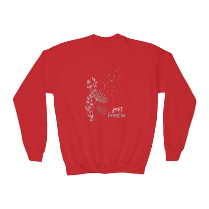 Just Breathe (Youth Crewneck Sweatshirt)