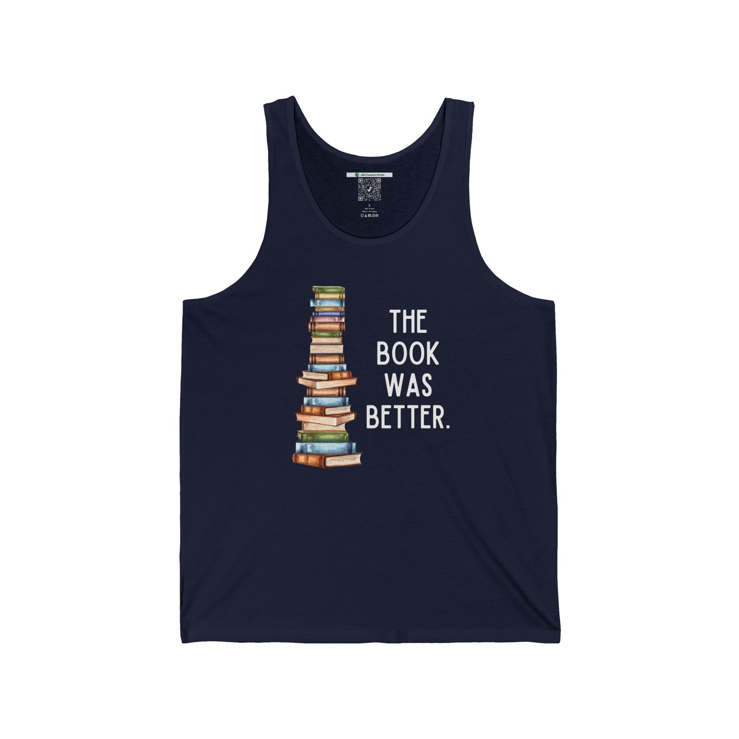 The Book Was Better [2] (Adult Unisex Tank Top)
