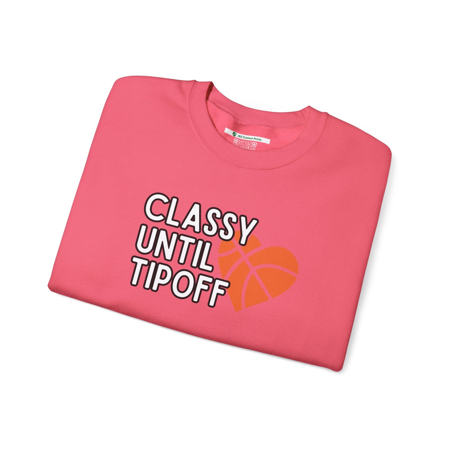 Classy Until Tipoff (Adult Unisex Crewneck Sweatshirt)
