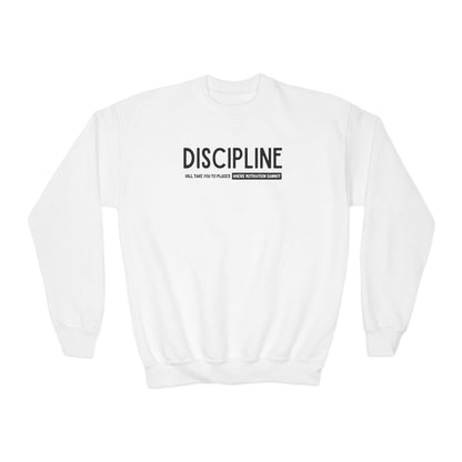 Discipline (Youth Unisex Crewneck Sweatshirt)