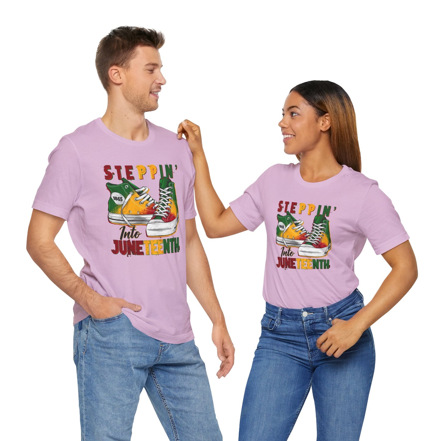 Steppin' Into Juneteenth (Adult Unisex Tee)