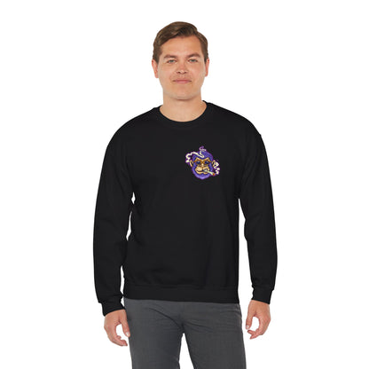 Cannabis Monkey (Adult Unisex Crewneck Sweatshirt)