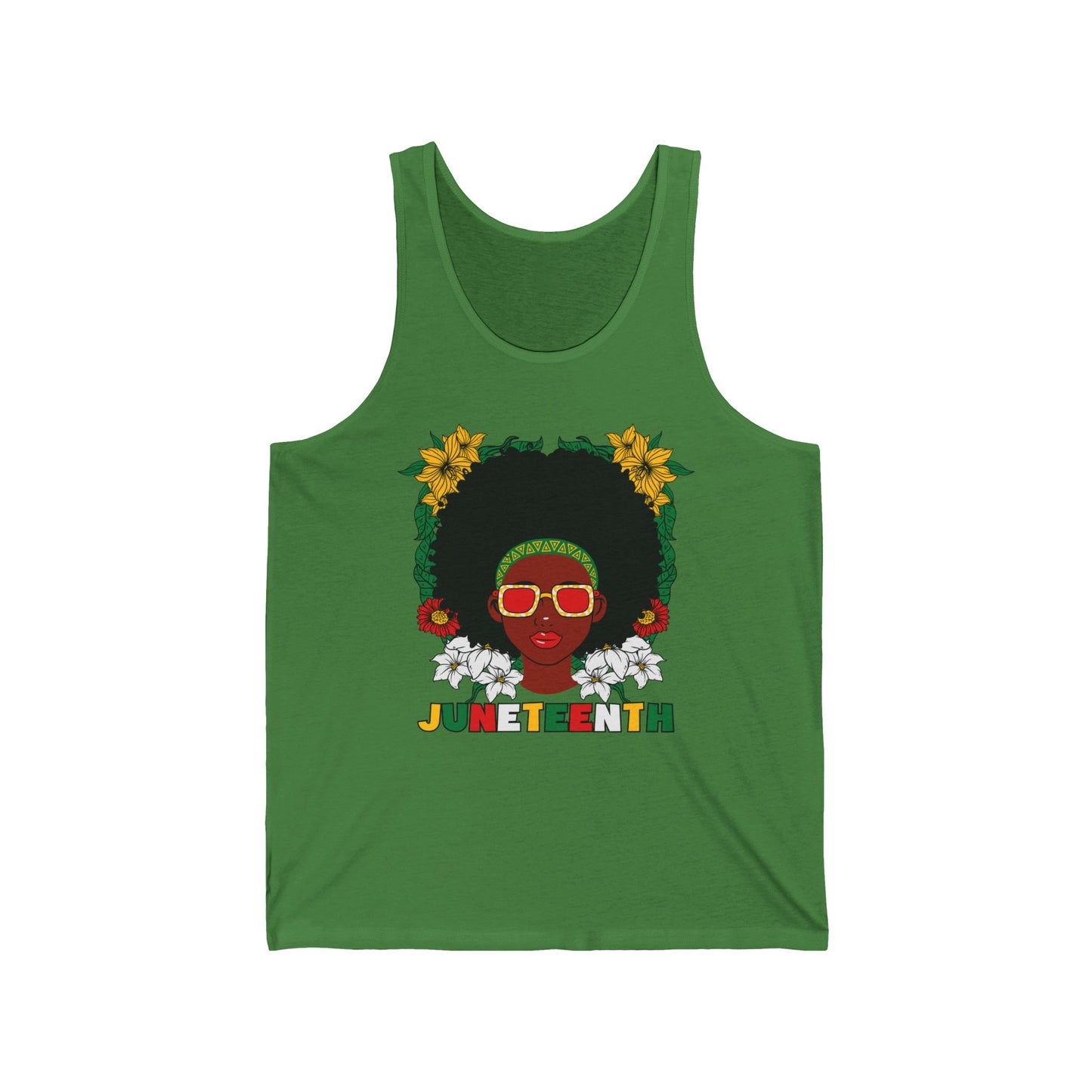Juneteenth -- Afrocentric Design (Adult Unisex Tank Top)