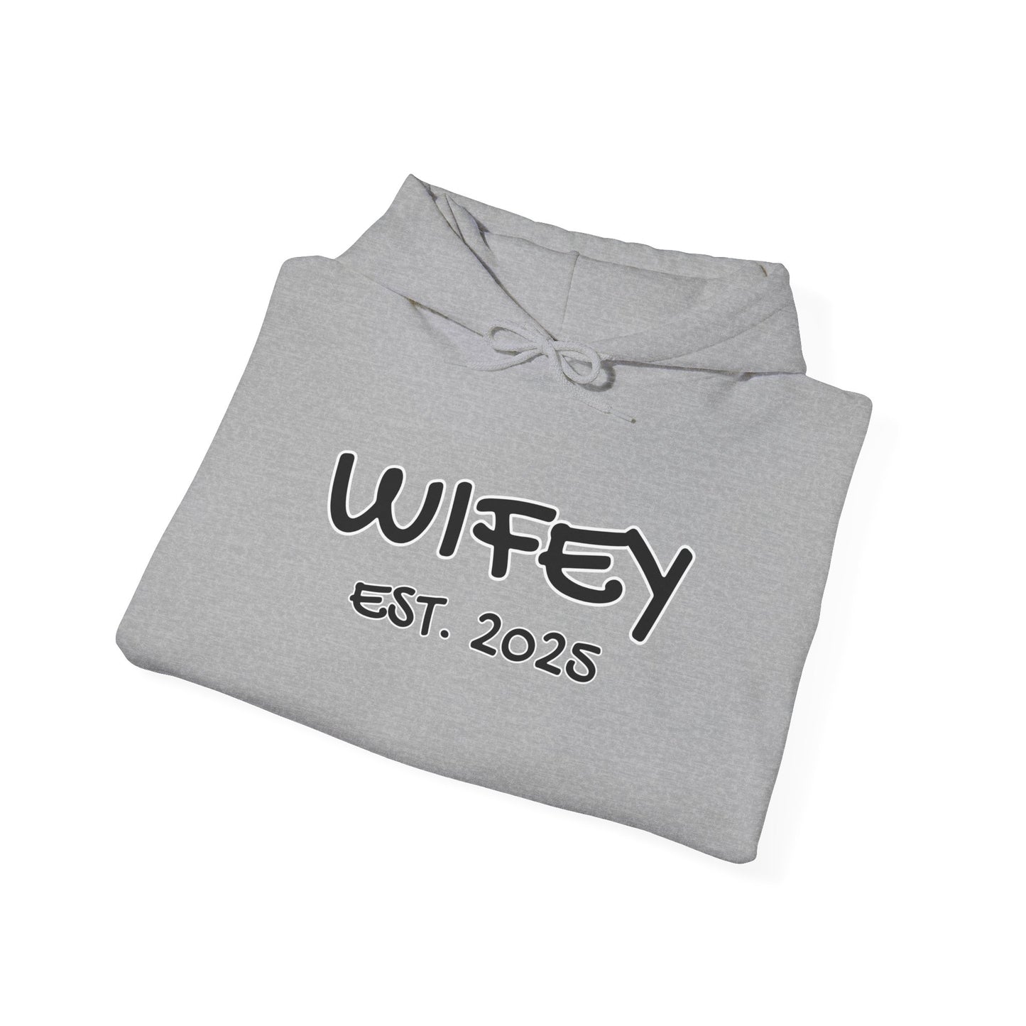 Matching Marriage Set -- "Wifey" (Adult Unisex Hooded Sweatshirt)