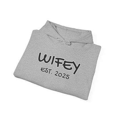 Matching Marriage Set -- "Wifey" (Adult Unisex Hooded Sweatshirt)