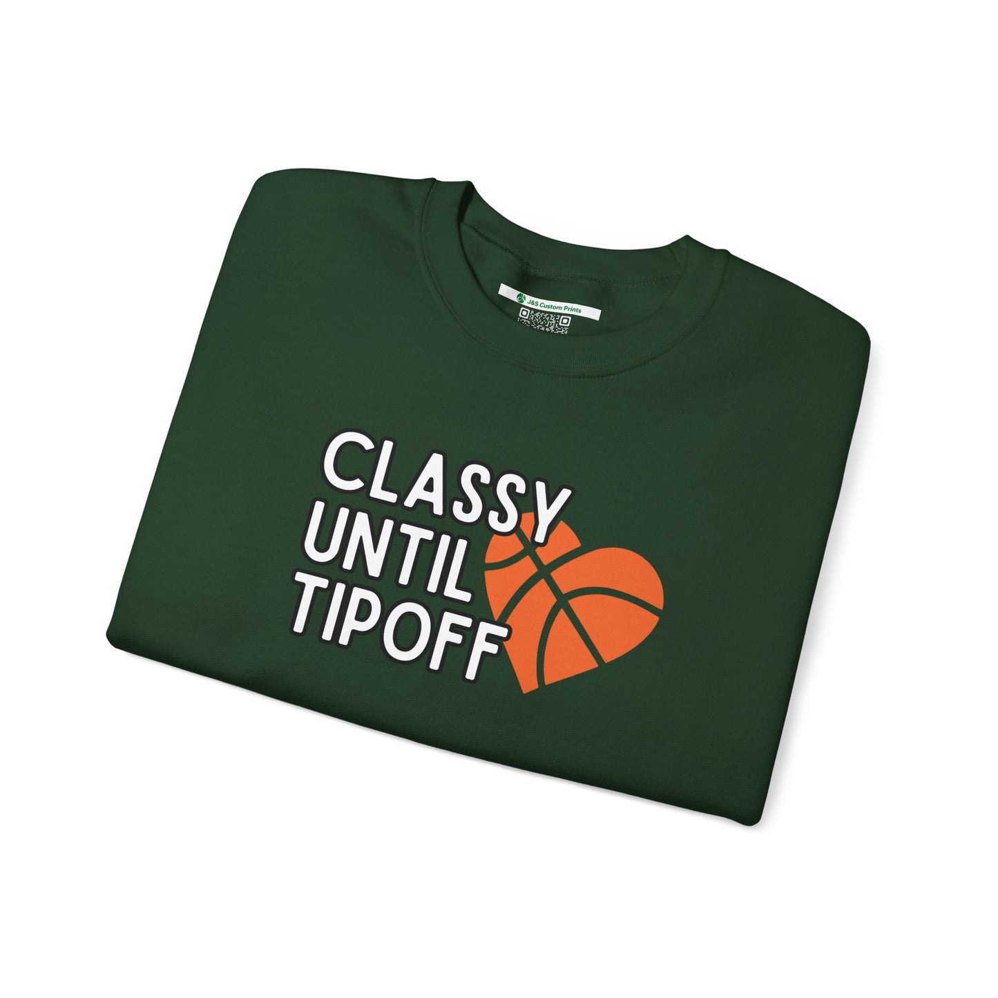 Classy Until Tipoff (Adult Unisex Crewneck Sweatshirt)
