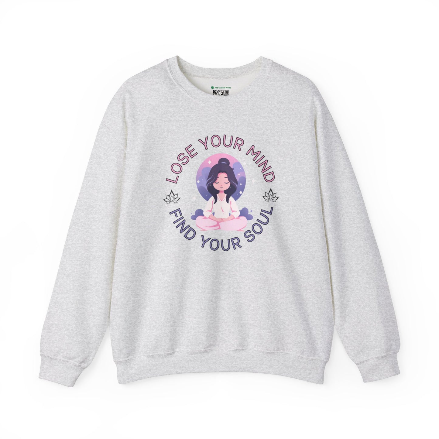 Mindful Awareness -- Meditation (Adult Unisex Crewneck Sweatshirt)