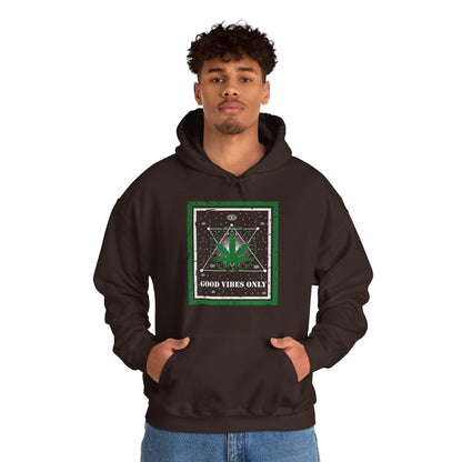 Cannabis -- Good Vibes Only (Adult Unisex Hooded Sweatshirt)
