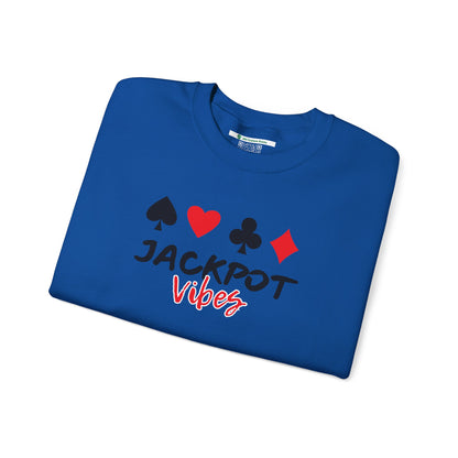 Jackpot Vibes (Adult Unisex Crewneck Sweatshirt)