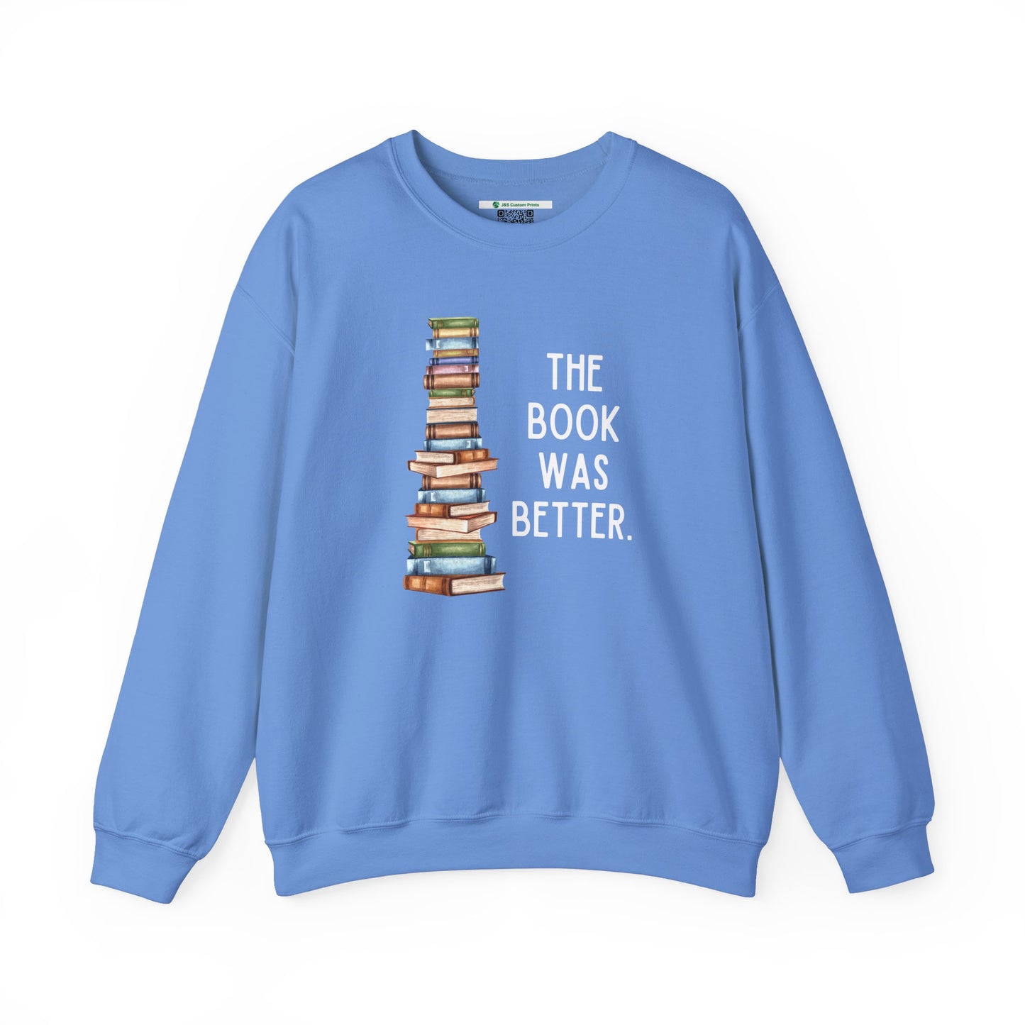 The Book Was Better [2] (Adult Unisex Crewneck Sweatshirt)