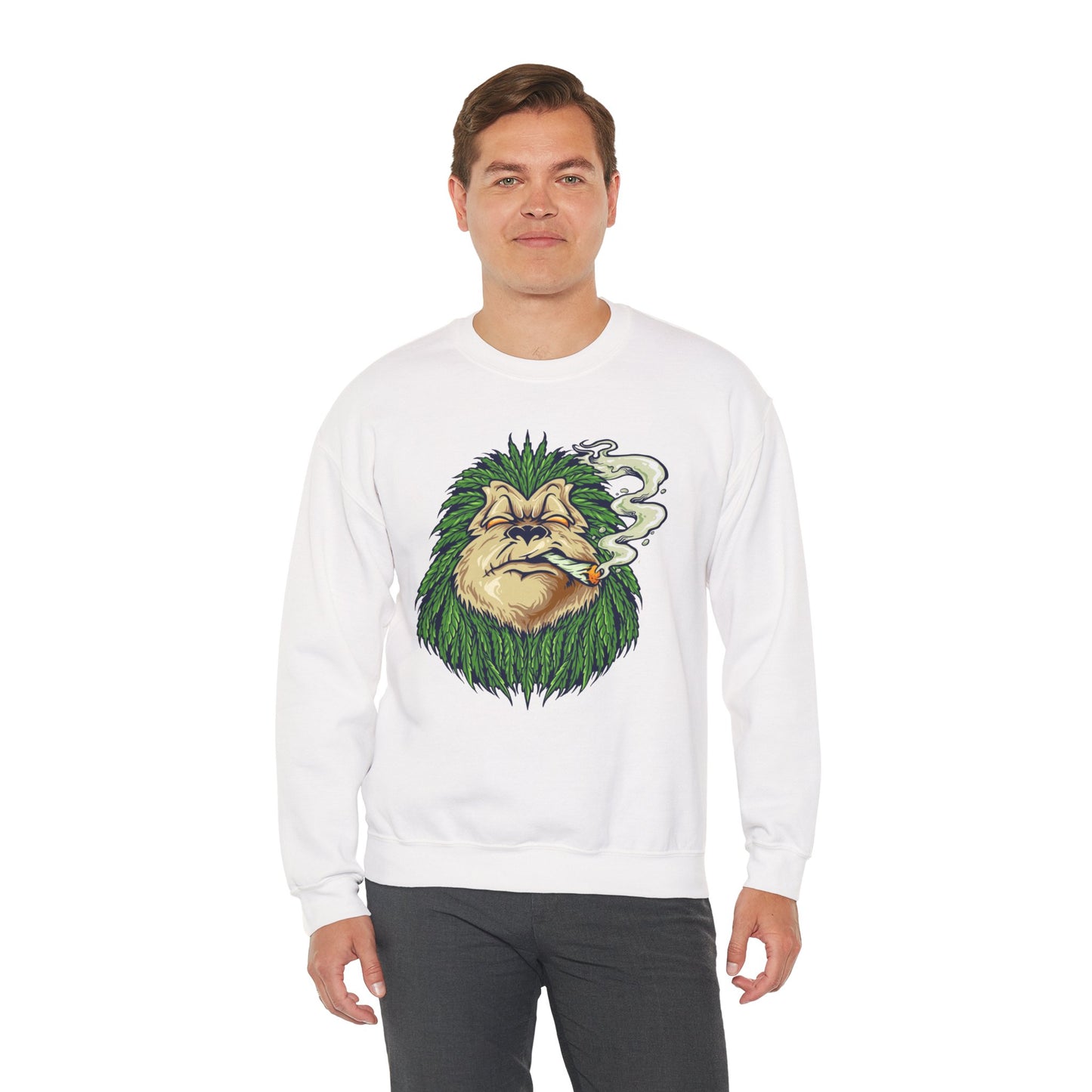 Cannabis (Adult Unisex Crewneck Sweatshirt)