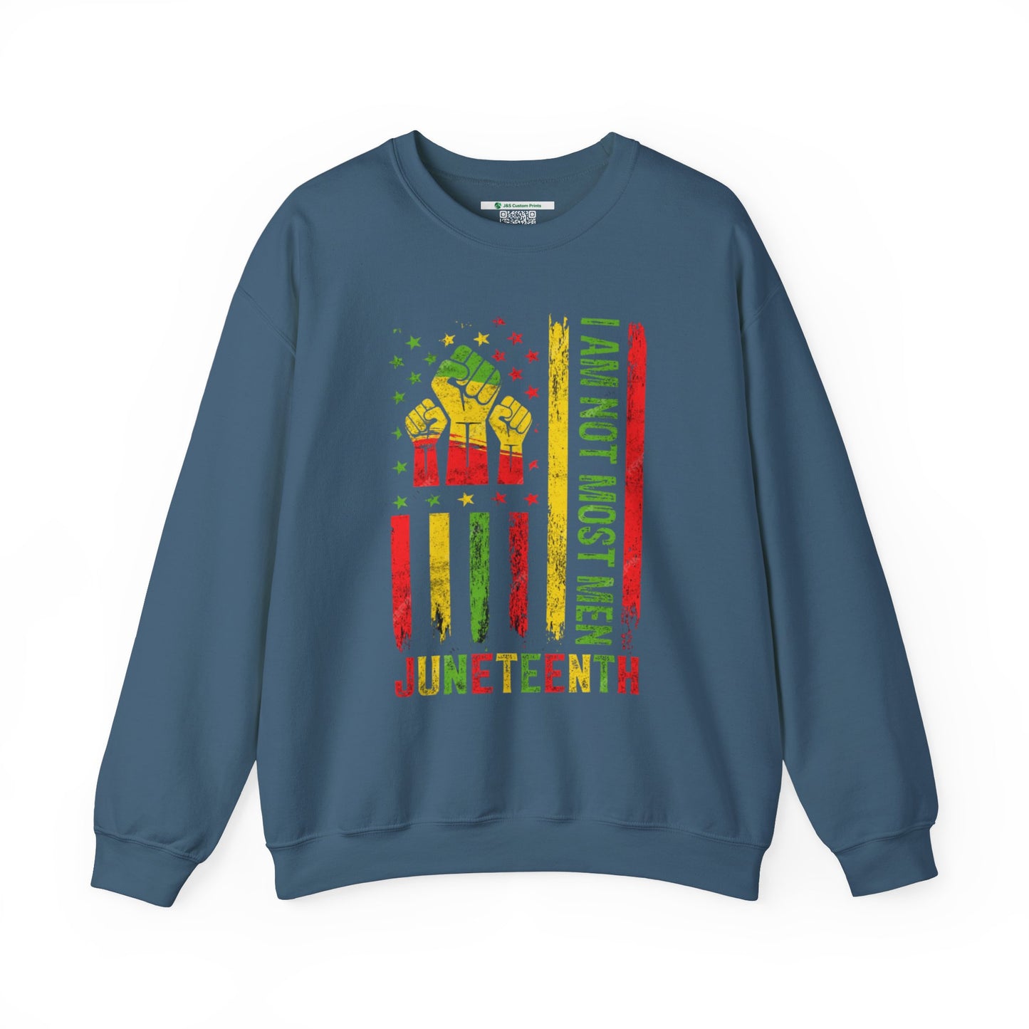 Juneteenth -- Not Most Men (Adult Unisex Crewneck Sweatshirt)
