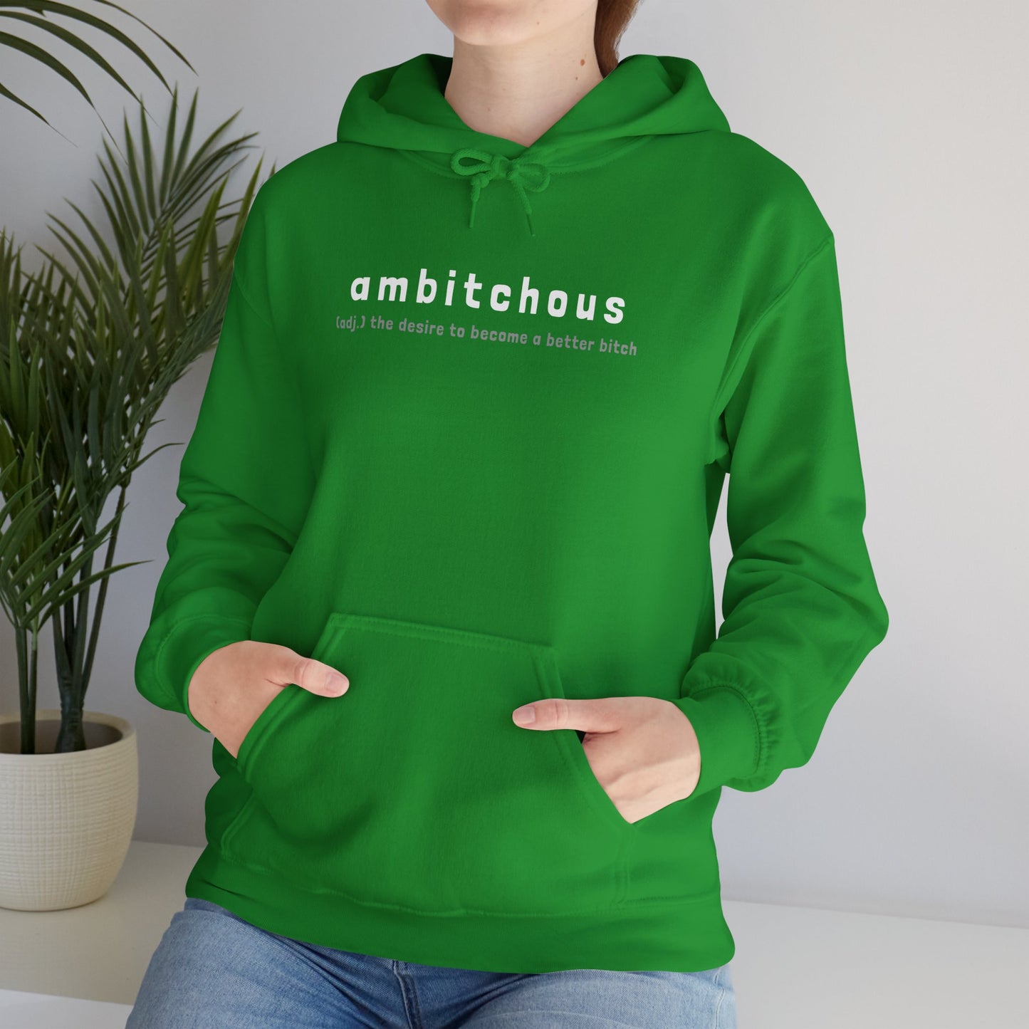 Ambitchous (Adult Unisex Hooded Sweatshirt)