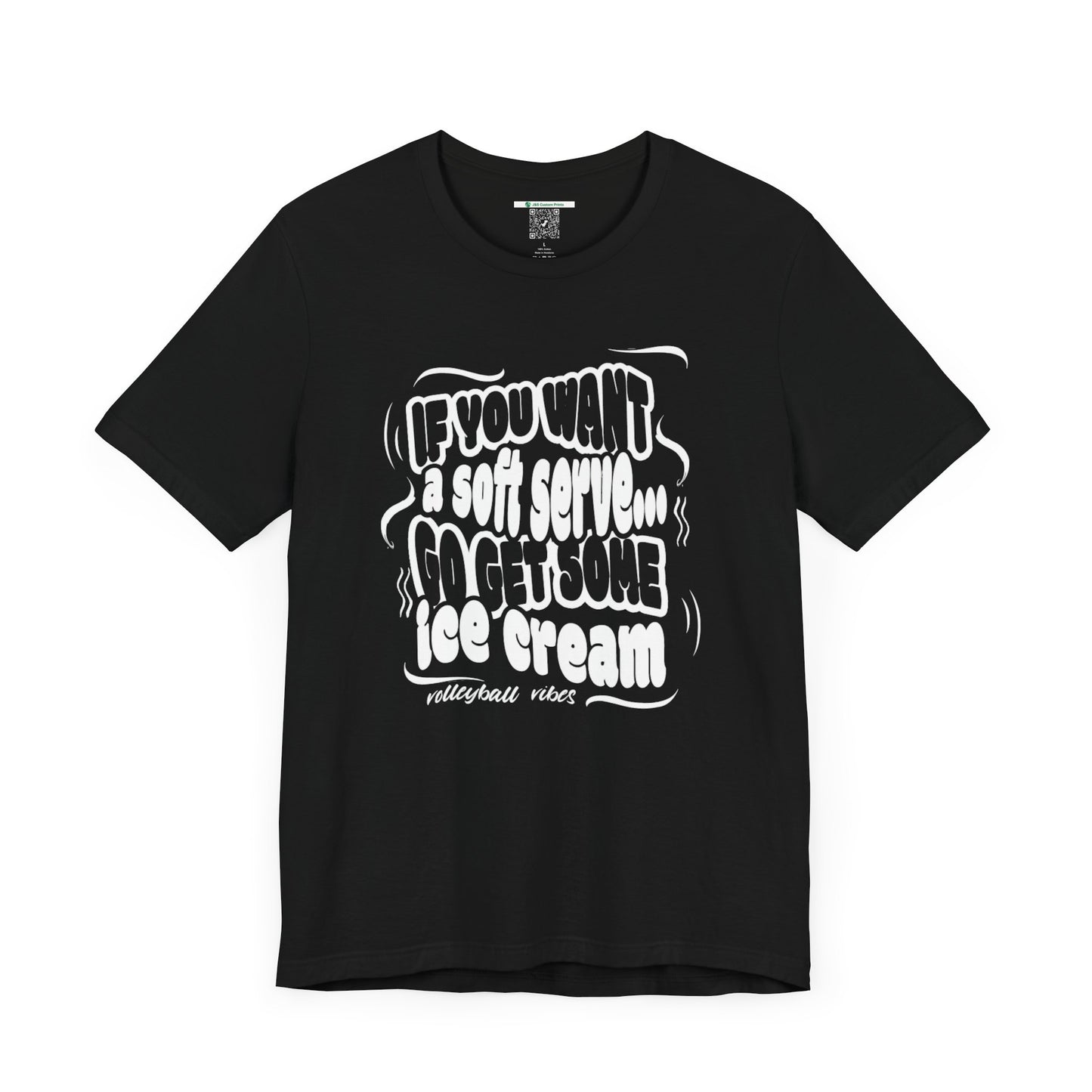 Volleyball Soft Serve (Adult Unisex Tee)