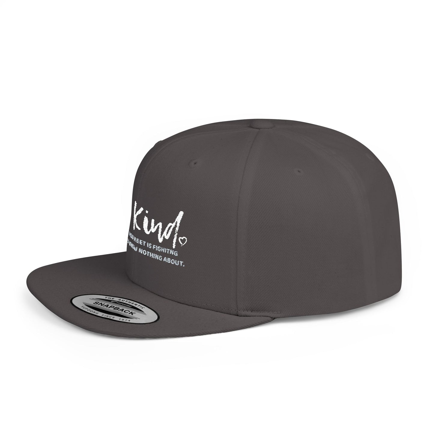 Be Kind (Embroidered Flat-Bill, Cotton, Snapback Hat)