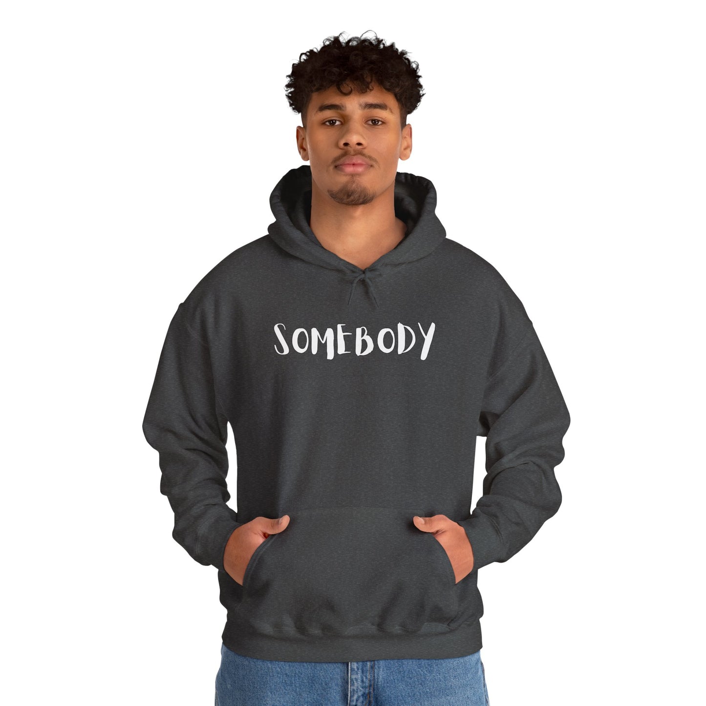 Matching Couple's Set -- "Somebody" (Adult Unisex Hooded Sweatshirt)