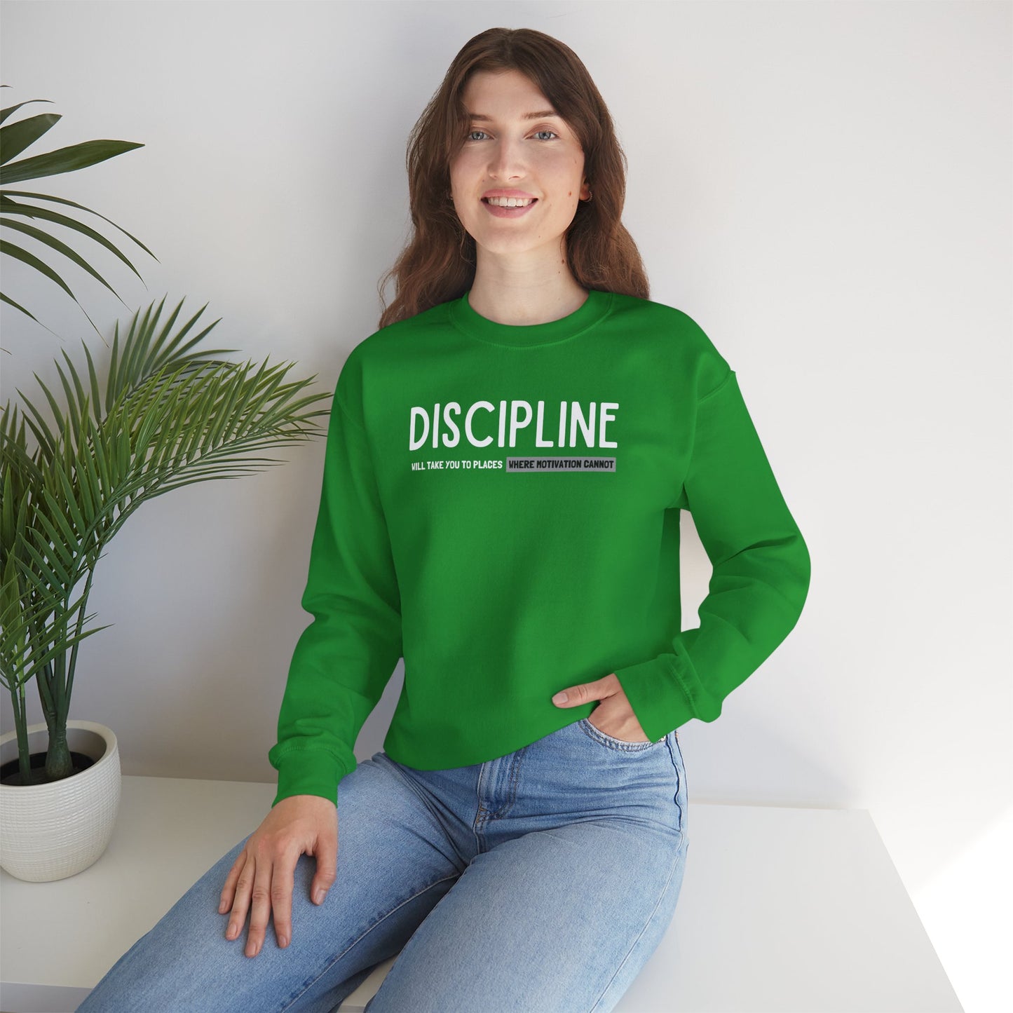 Discipline (Adult Unisex Crewneck Sweatshirt)