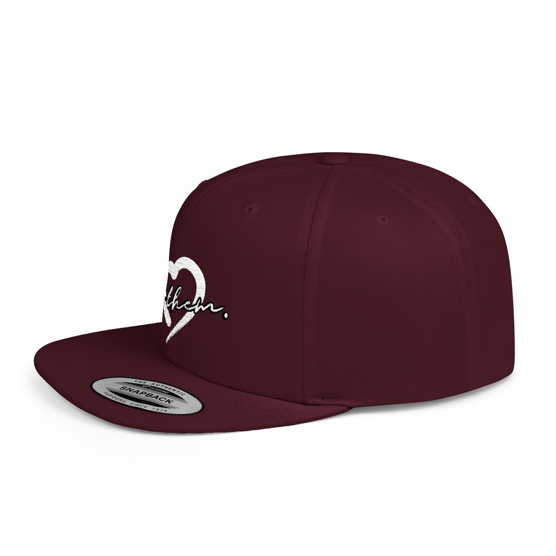 Let Them (Embroidered Snapback Flat-Bill Cotton Hat) - J&S Custom Prints