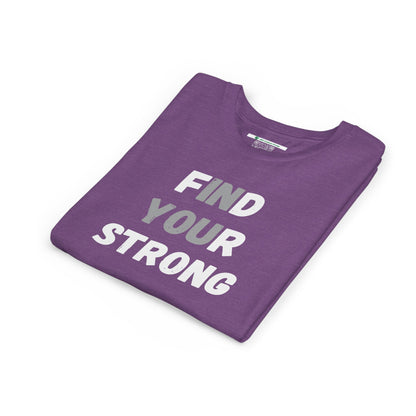 Find Your Strong -- Simple Design (Youth Unisex Tee)