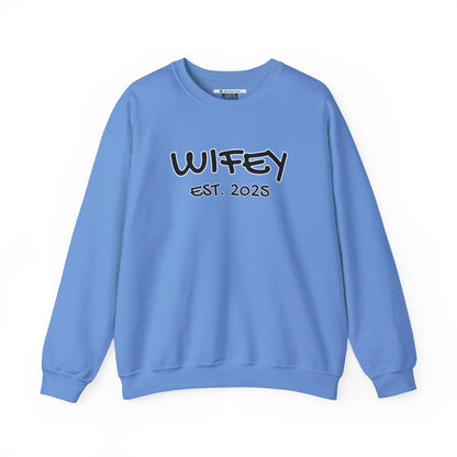 Matching Marriage Set -- "Wifey" (Adult Unisex Crewneck Sweatshirt)