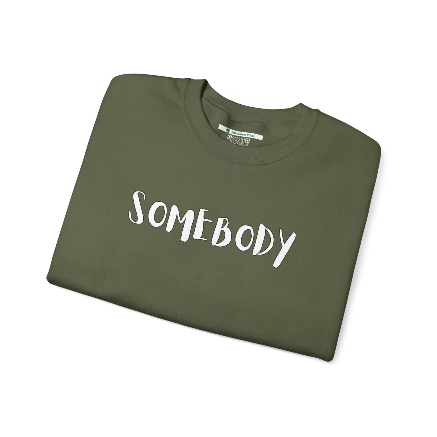 Matching Couple's Set -- "Somebody" (Adult Unisex Crewneck Sweatshirt)