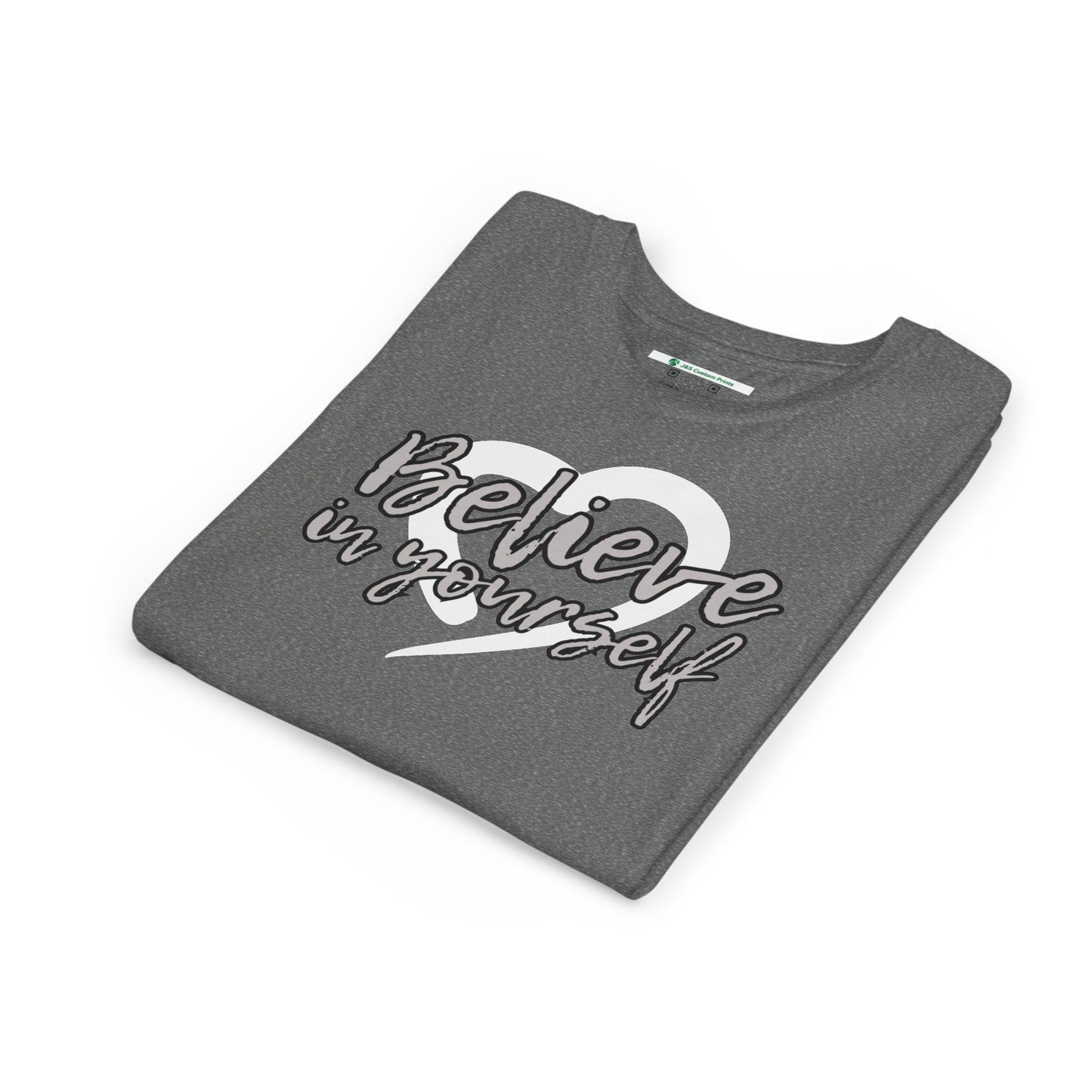 Believe In Yourself -- Gray (Youth Unisex Tee)