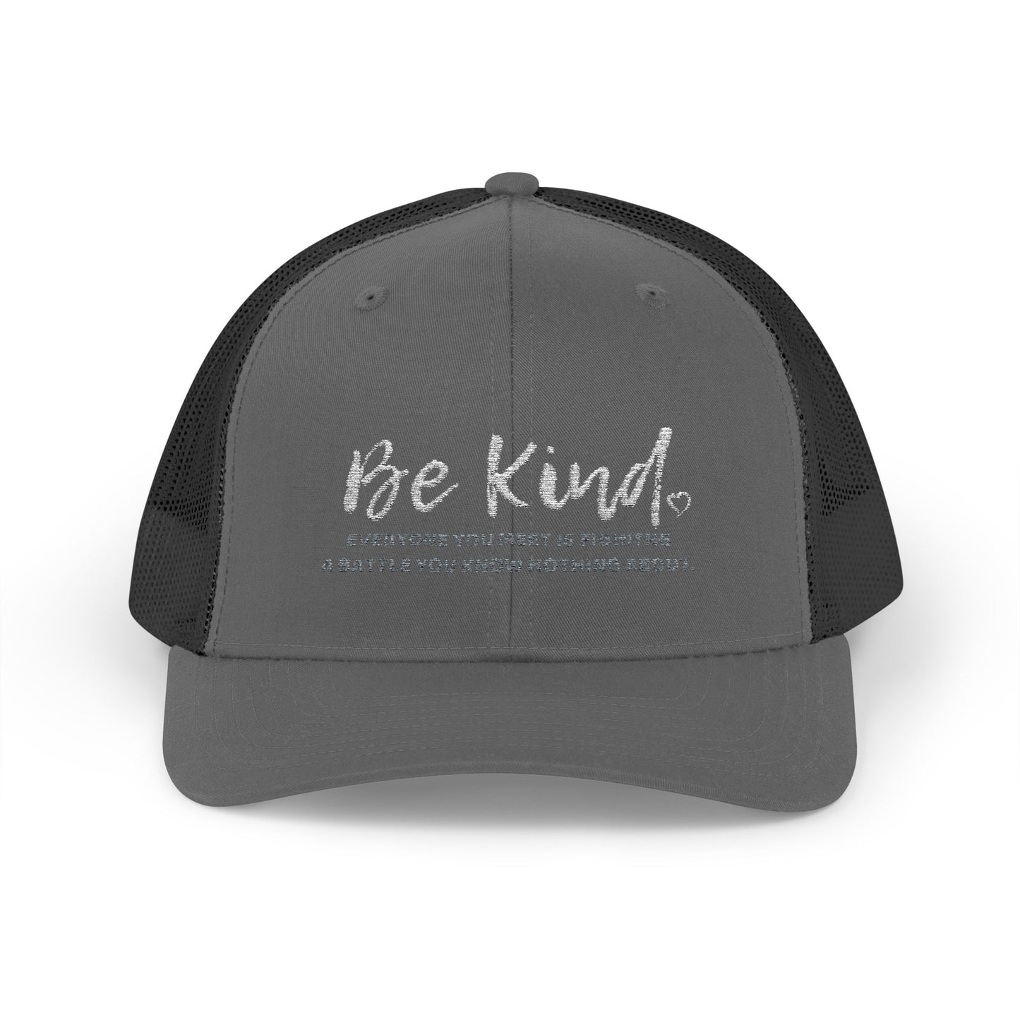 Be Kind (Embroidered Snapback Trucker Hat)