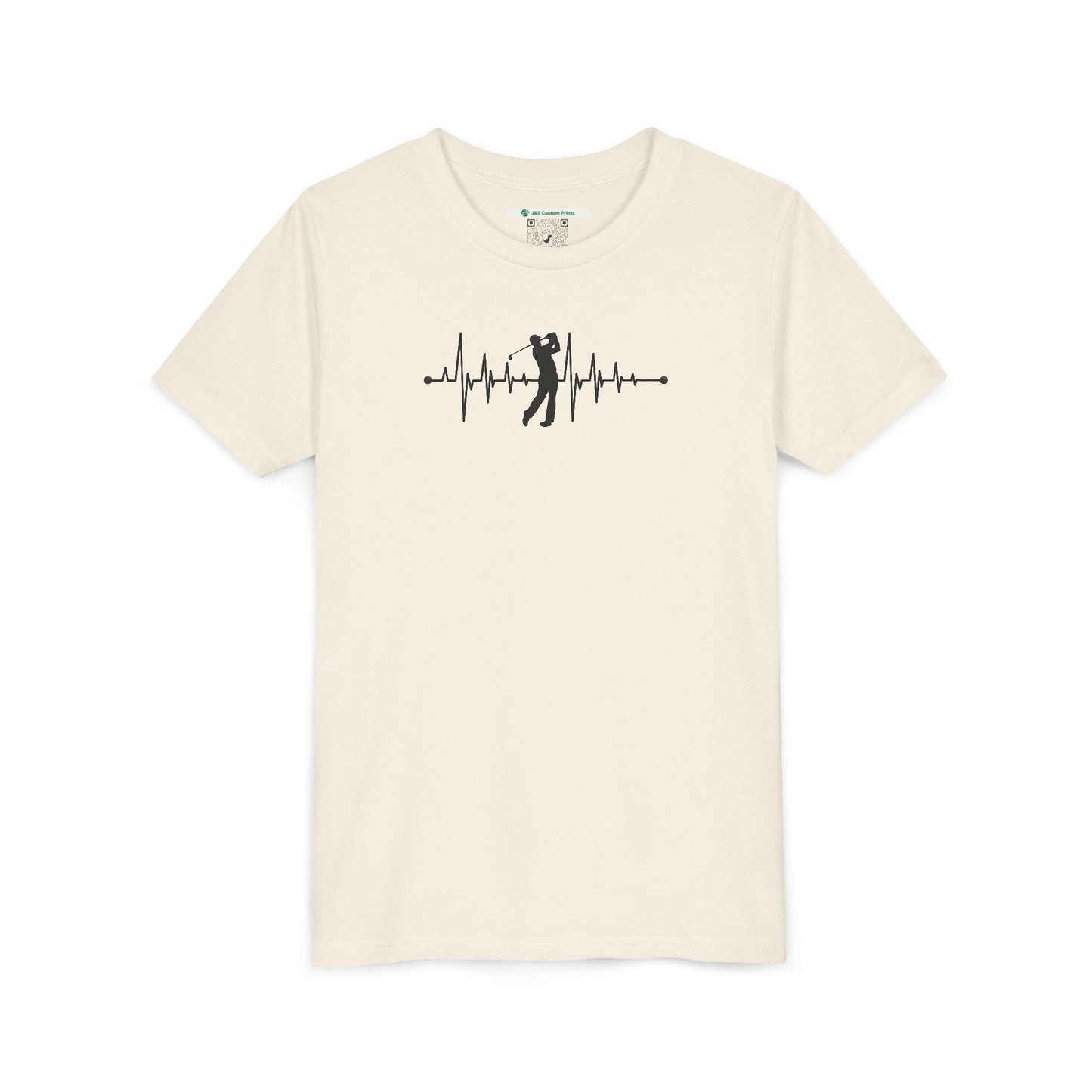 Golf Heartbeat (Youth Unisex Tee)