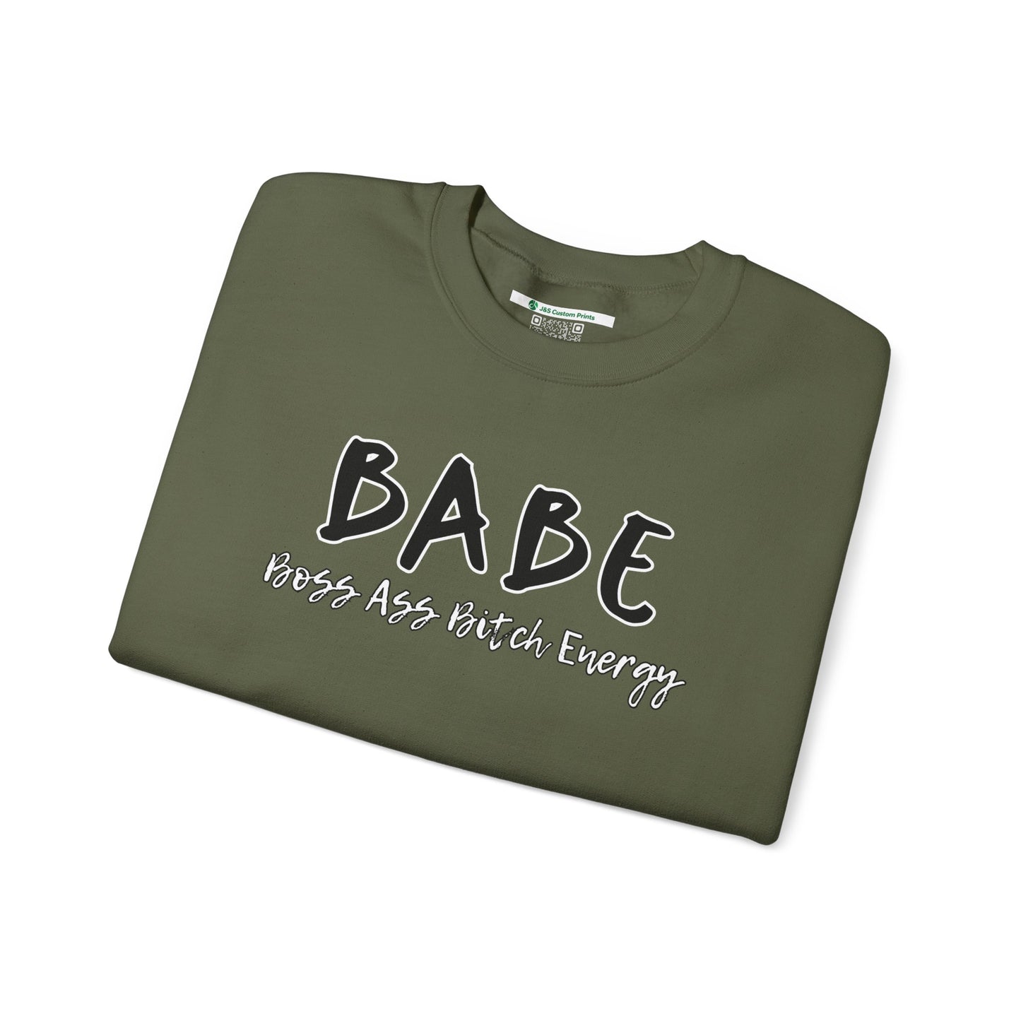 BABE (Adult Unisex Crewneck Sweatshirt)