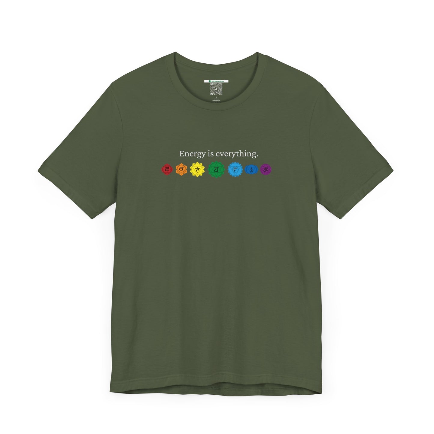 Energy is Everything -- Chakras (Adult Unisex Tee)