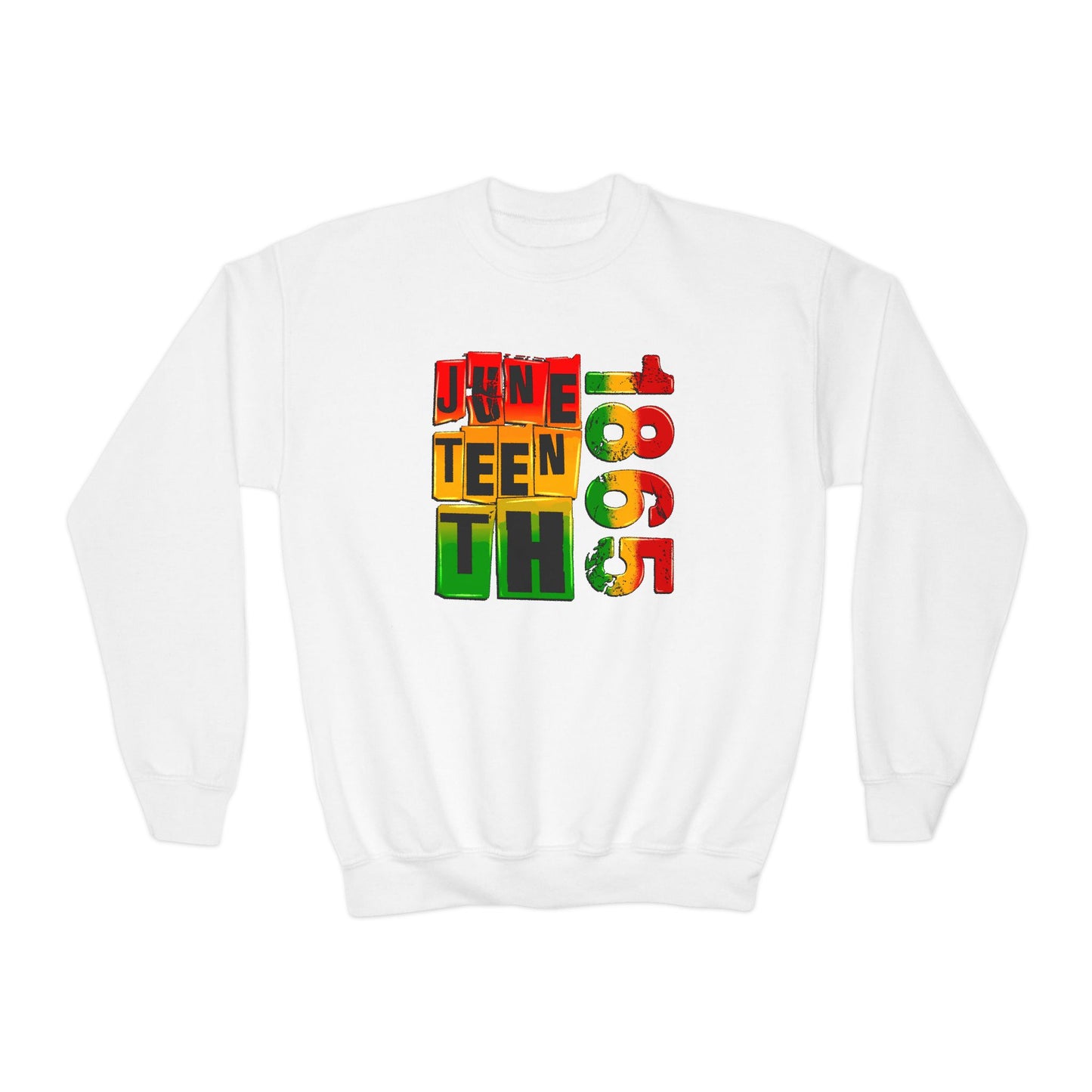 Juneteenth 1865 (Youth Unisex Crewneck Sweatshirt)