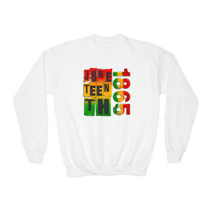 Juneteenth 1865 (Youth Unisex Crewneck Sweatshirt)