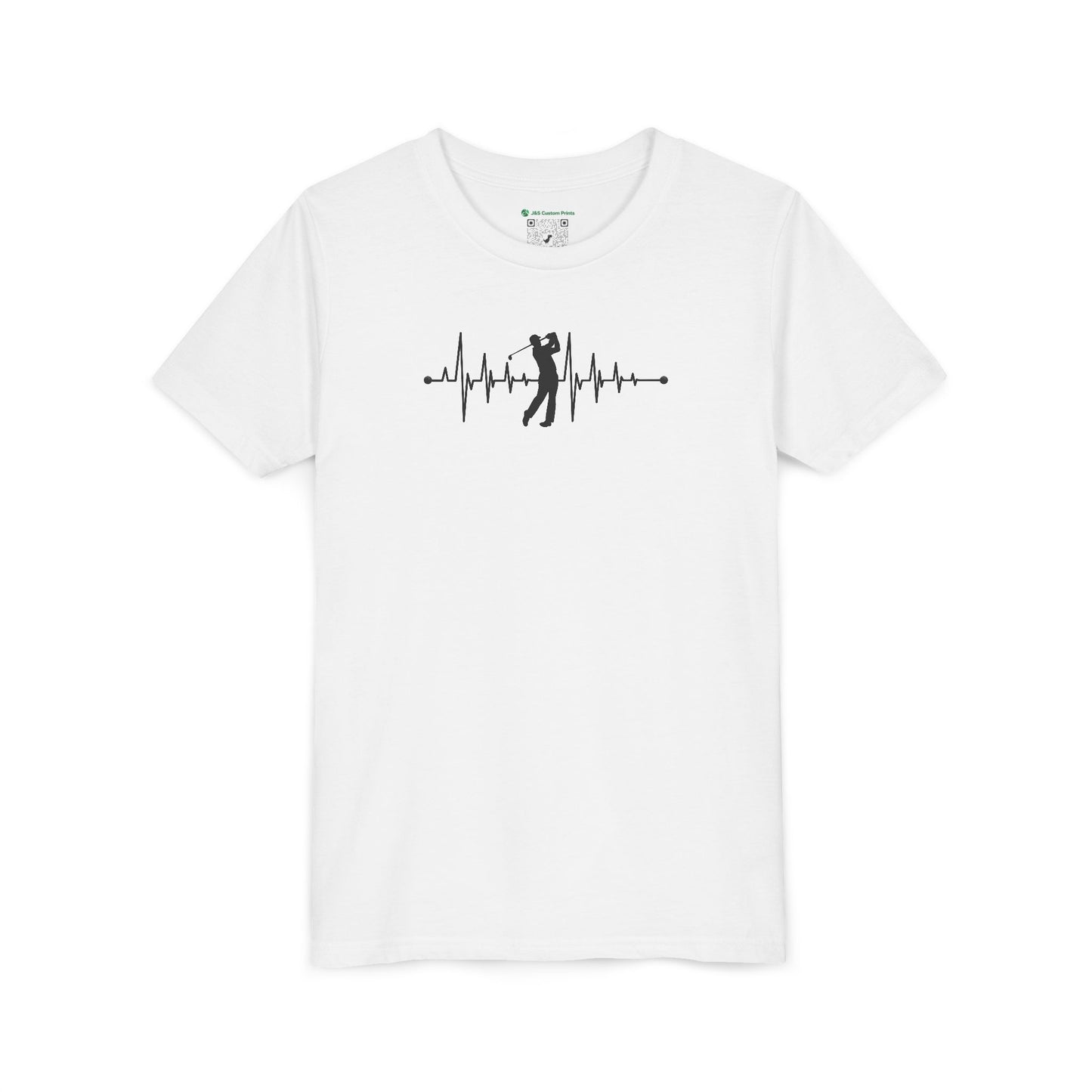 Golf Heartbeat (Youth Unisex Tee)