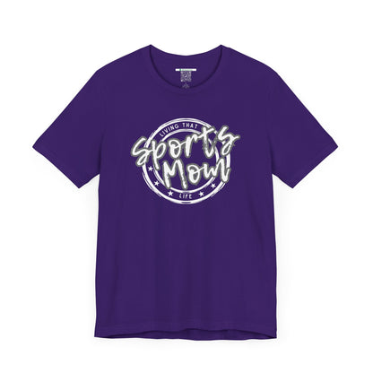 Sports Mom -- Gray Font (Adult Unisex Tee)