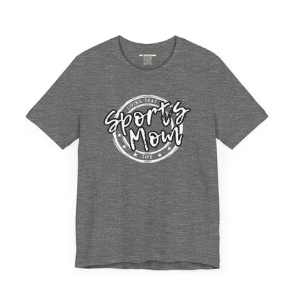 Sports Mom -- Black Font (Adult Unisex Tee)