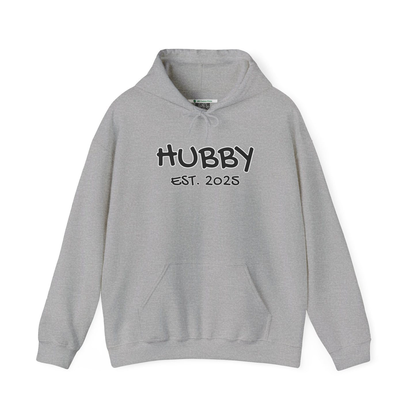 Matching Marriage Set -- "Hubby" (Adult Unisex Hooded Sweatshirt)