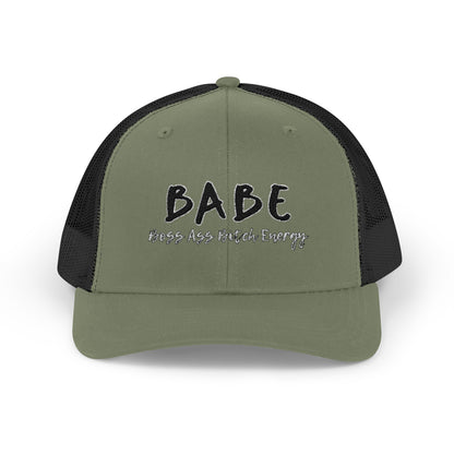 BABE (Embroidered Snapback Trucker Hat)