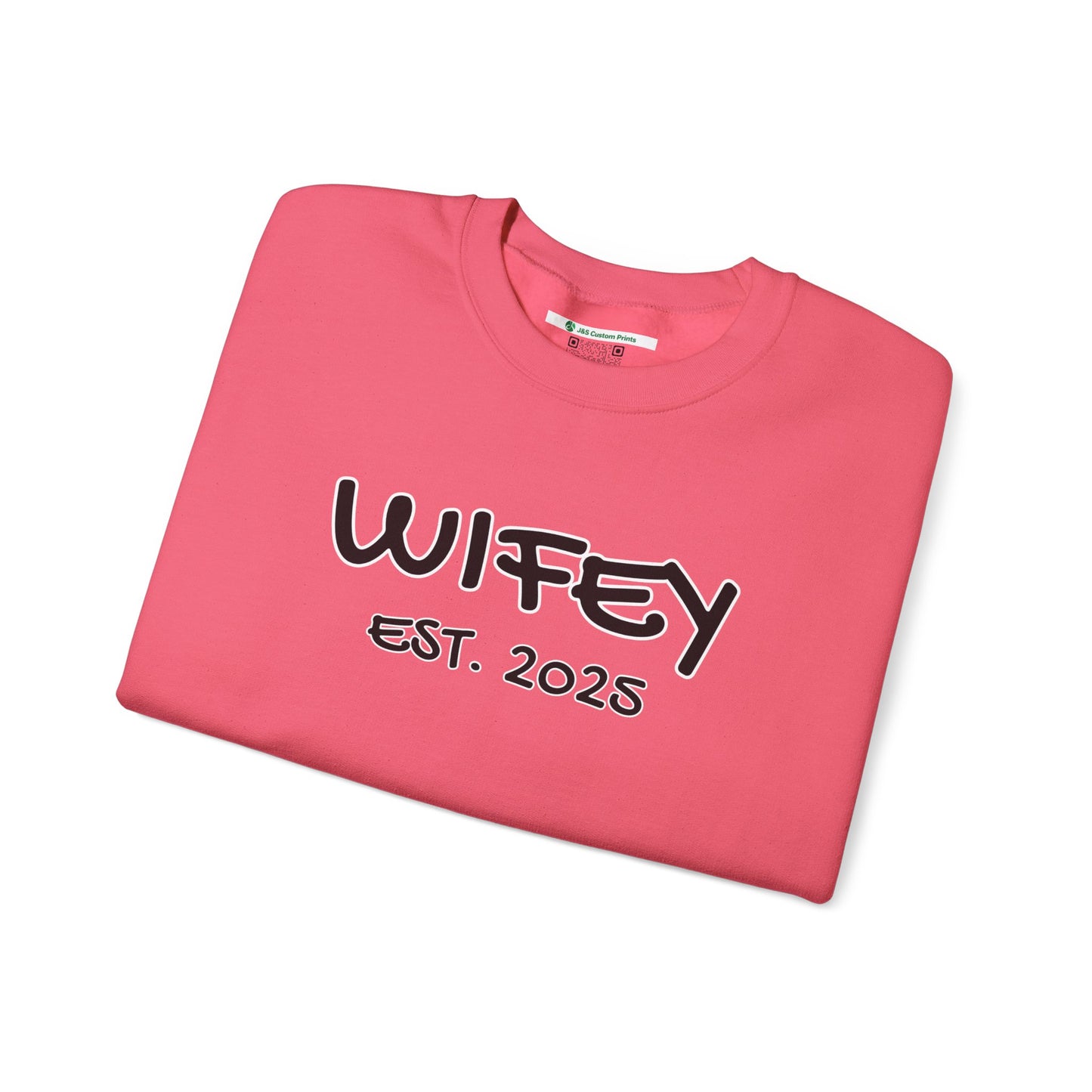 Matching Marriage Set -- "Wifey" (Adult Unisex Crewneck Sweatshirt)