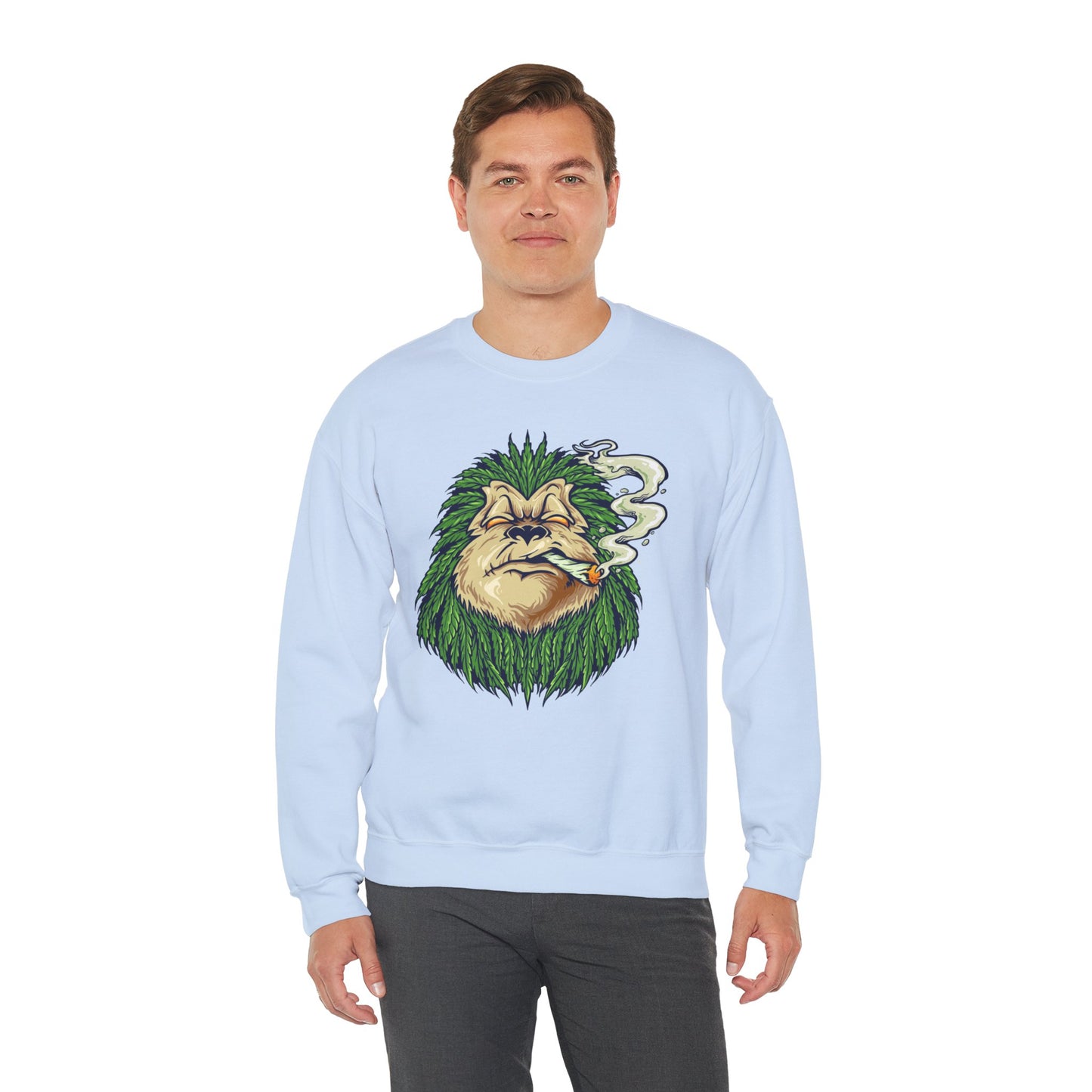 Cannabis (Adult Unisex Crewneck Sweatshirt)