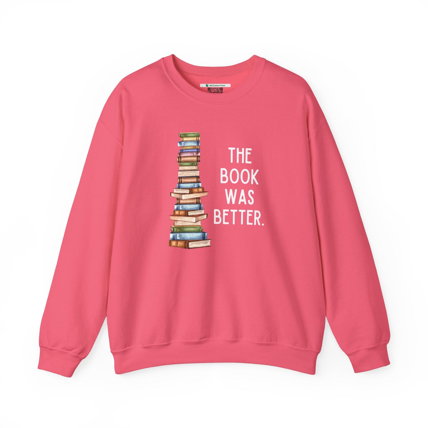 The Book Was Better [2] (Adult Unisex Crewneck Sweatshirt)