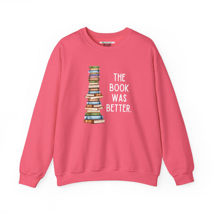 The Book Was Better [2] (Adult Unisex Crewneck Sweatshirt)