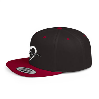 Let Them (Embroidered Snapback Flat-Bill Cotton Hat) - J&S Custom Prints