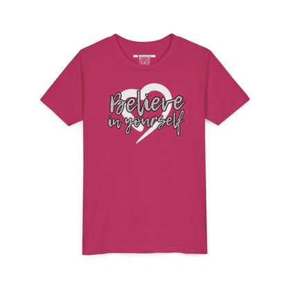 Believe In Yourself -- Gray (Youth Unisex Tee)